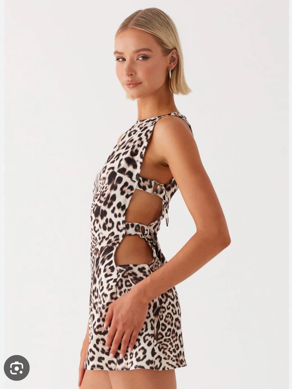 Peppermayo Cherish You Mini Dress - Leopard